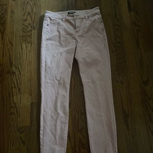 Buffalo womens Aubrey mid rise ankle pants pink 6/28